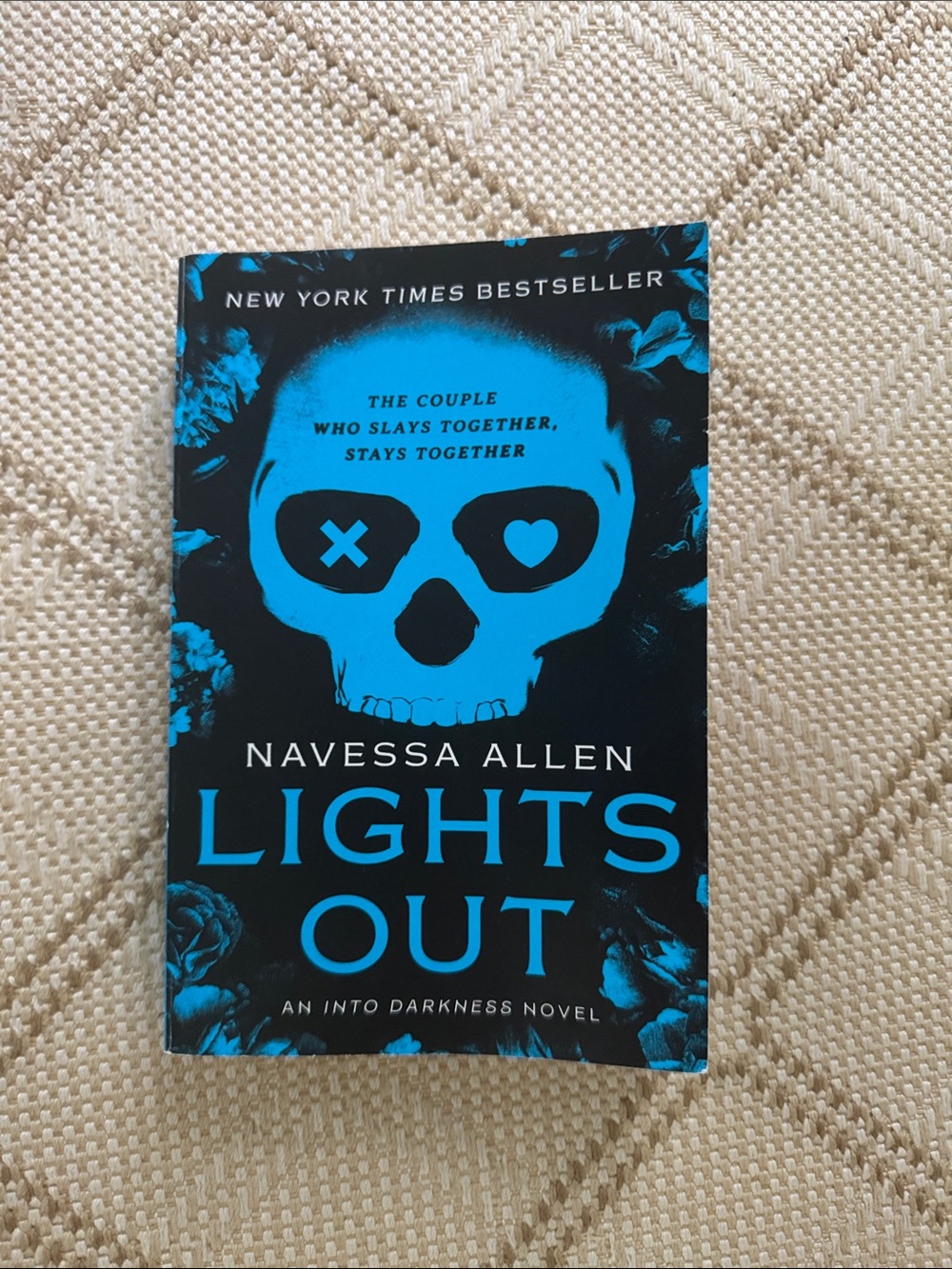 Lights Out by Navessa Allen — Black & Bright Blue Paperback